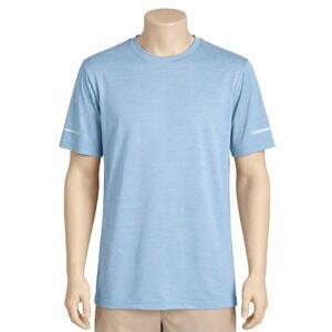 Russell Men's Medium Blue Training Fit Dri-Power Athletic T-Shirt Gym Training